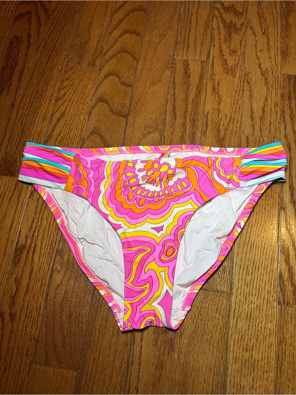 Trina Turk 25th Anniversary Morning Sunrise Floral-Print Bikini Bottom